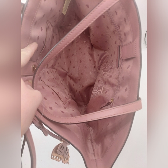 Kate Spade All the Buzz Butterfly pink tote Hawaiian Exclusive - Picture 4 of 8